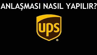 Ups Kargo Anlaşması Nasıl Yapılır [upl. by Howland]