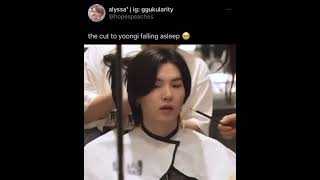 the cut to see yoongi falling asleep 🥹 yoongi shorts bts [upl. by Yseult11]