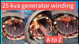 generator coil winding and connection [upl. by Samy188]