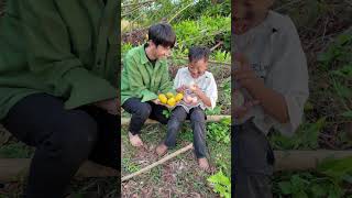 Survival Skills SIMPLE and USEFUL with Orange bushcraft camping outdoors [upl. by Dael]