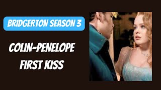 Bridgerton Season 3 Analysis Colin and Penelopes First Kiss Deep Dive [upl. by Uzzi]