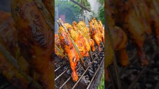 Delicious Charcoal Grilled Chicken at Bangkok Street Food Thailand [upl. by Aicirtal578]