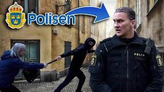 STJÄL HANDVÄSKA FRÅN TANT FRAMFÖR POLISEN [upl. by Neelhsa429]