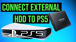 HOW TO Connect An External Hard Drive To Your PS5  The ICECAVE [upl. by Nyrb]