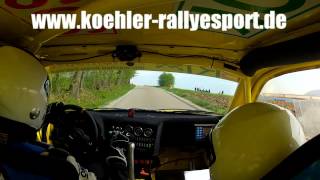 Ostalbrallye 2014 Inbord WP 2 Köhler Rallyesport [upl. by Jenny]