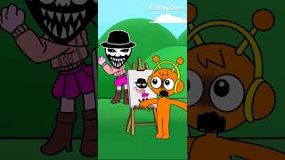 Incredibox Sprunki Help Pinki redraw her body parts sprunki animation trend [upl. by Skier]