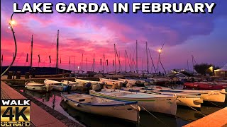 BARDOLINO  LAKE GARDA ITALY LATEST SITUATION IN FEBRUARY  walkingtour 4K 60FPS [upl. by Coben]