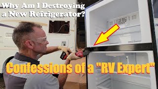 Installing a Residential Refrigerator in a RV [upl. by Ybloc354]