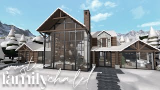 Bloxburg  Rustic Family Chalet  House Build [upl. by Amin]