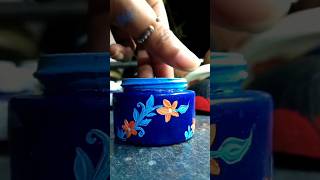 little Cute Bottle Art🎨 diy art drawing trending bottleart bottlepainting ytshorts [upl. by Honora]