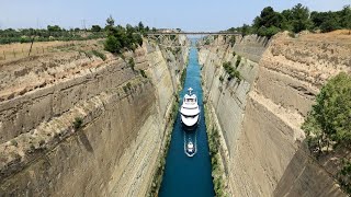 Corinth Canal an epic moment you wont forget [upl. by Aneeg16]