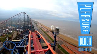 The Big One Reverse OnRide POV 4K  Blackpool Pleasure Beach [upl. by Percival]