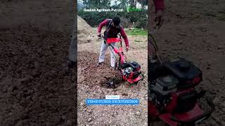 Working of power weeder  RAPLRH700G Premium  Realish Agritech Pvt Ltd farming farmer [upl. by Anaher]