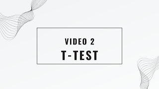 Video 2 TTest [upl. by Elexa]