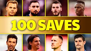 100 Best Goalkeeper Saves Of The Year 2021 [upl. by Bathilda]