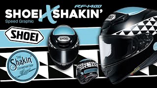 SHOEI RF1400 Shakin Speed [upl. by Eaned681]