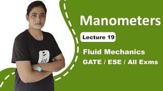 Manometer Fluid Mechanics in hindi  Fluid Mechanics GATE Lectures  GATE Lectures Well Academy [upl. by Aseiram]