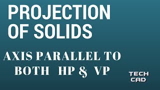 how to draw the projection of hexagon prism parallel to both HP and VP [upl. by Ratha]