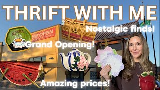 THRIFT WITH ME at a BRAND NEW Goodwill [upl. by Fredrick]