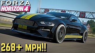 FORZA HORIZON 4  268 MPH Deberti Mustang GT Tutorial [upl. by Leihcar]