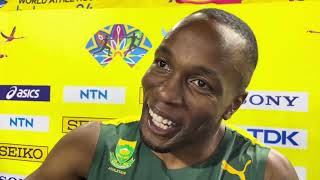 Akani Simbine Talks South Africas Potential for Gold at Paris Olympics after World Relays 4x100m [upl. by Frerichs]