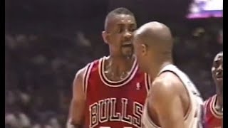 Charles Barkley vs Bill Cartwright gets HEATED 1991 Game 4 [upl. by Dulcle]