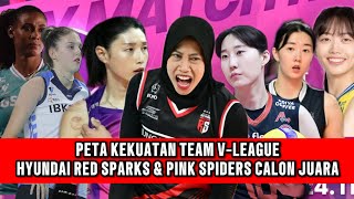 Red Sparks Calon Juara VLeague redspark pinkspiders [upl. by Anelra]