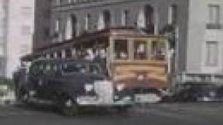 1941 San Francisco Cable Cars and Chinatown [upl. by Clemmie]