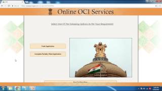 India  Apply for Duplicate OCI Card  In English [upl. by Watters]