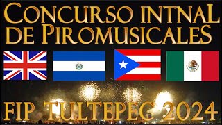 Concurso Internacional de Piromusicales 2024  Feria Internacional de la Pirotecnia Tultepec [upl. by Annalee229]