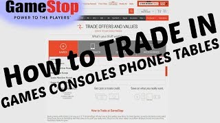 How to find trade in value at GameStop on GamesConsolesphonesTablets [upl. by Laban92]