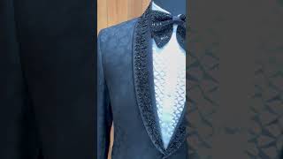 Midnight Black Jacquard Blazer Ifoxtrendfashion ahmedabad fashion [upl. by Aihsoek369]