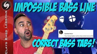 IMPOSSIBLE BASS LINE  Sparkee Approved 100 ACCURATE TABS [upl. by Ocnarf]