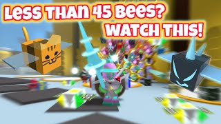 If You Have Less Than 45 Bees WATCH THIS Bee Swarm Simulator [upl. by Ryon]