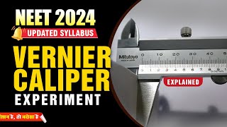 🔥NEET 2024 Vernier calipers Experiment  How to measure diameter💪 MotionNEET nvsir neet physics [upl. by Annwahs]