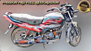 Passion Pro Bike Modified  Passion Pro Complete Bike Painting  Qamar Bike Restoration  QBR [upl. by Aevin]