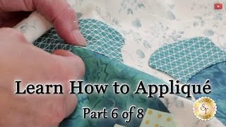 Learn How to Appliqué with Shabby Fabrics  Part 6 Hand Sewing [upl. by Lugar]