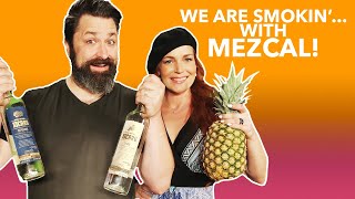 How to make Smokey Mezcal Cocktails  MIX Cocktail Hour [upl. by Nosmirc]