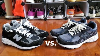 New Balance Made In USA 990v2 vs 990v3 Comparison Sizing Comfort and Design [upl. by Samanthia]