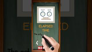 What is Elapsed Time  Simple Math Definition in 30 Seconds  MATHalino123 [upl. by Chelsy]