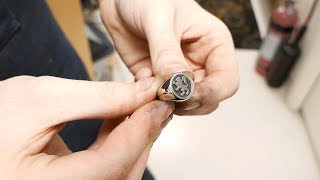 Custom Signet Rings  The Crafting Process  The Village Goldsmith [upl. by Cutter]