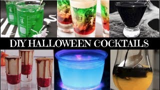 DIY Easy Halloween Cocktails [upl. by Iraj]