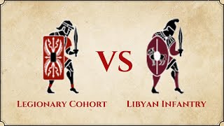 ROME II Total War  Legionary Cohort VS Libyan Infantry [upl. by Paresh]