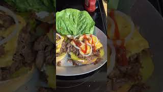 Prime rib cheesesteaks on hard rolls￼ delicious [upl. by Crotty]