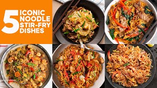 Top 5 ICONIC Noodle StirFry Dishes  Marions Kitchen [upl. by Ramedlab]