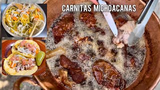 CARNITAS ESTILO MICHOACAN PARA NEGOCIÓ RECETA FÁCIL  CARNE DE PUERCO [upl. by Lang782]