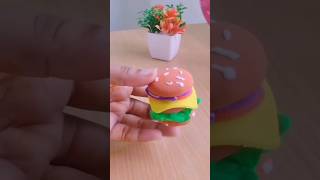 Pizza🍕 Cake 🎂 Burger 🍔  which one you choose foamclay clay shorts diy [upl. by Drawd297]