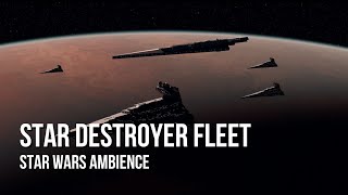 Star Destroyer Fleet  Star Wars Ambience  Radio Chatter Deep Space Ambience [upl. by Yentruocal238]