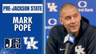 Mark Pope preJackson State press conference  Kentucky MBB [upl. by Hamann]