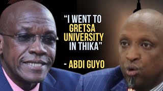 “ I WENT TO GRETSA UNIVERSITY IN THIKA “  Isiolo Governor Abdi Guyo [upl. by Annahavas]